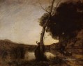 The Evening Star plein air Romanticism Jean Baptiste Camille Corot